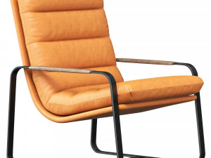 Armchair Indra LX665 Leolux 3D Model