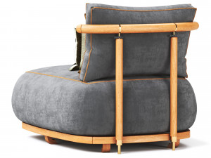 A1695 Salvia armchair 3D 模型