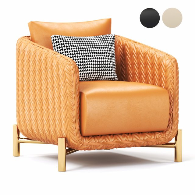 RCHI ambientata CLIFTON armchair 3D Модель .c4d .max .obj .3ds .fbx .stl .blend 