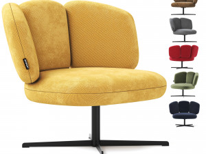 Artifort Bras Easy Chair Cross base 3Dモデル