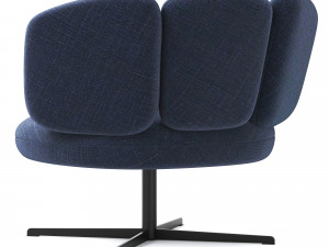 Artifort Bras Easy Chair Cross base 3D Model