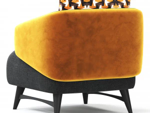 Aries armchair 3D Model