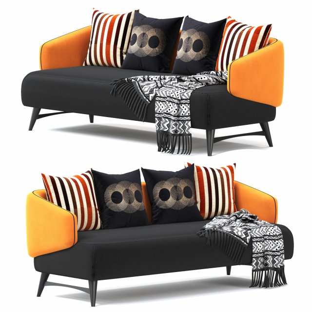 Ariesbyrocheboboissofa Model 3D .c4d .max .obj .3ds .fbx .stl .blend 