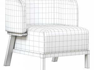 MULUN ARMCHAIR 3D 模型
