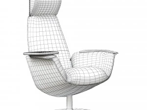 MASSAUD Armchairs 3D Model