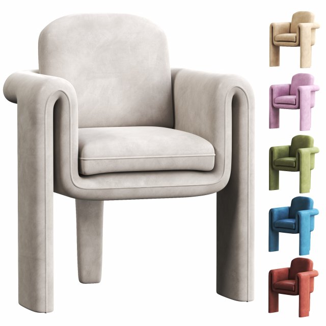 Floria shop velvet chair