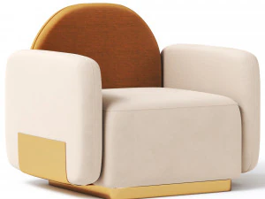 Coleção prática de poltrona mezzo Modelo 3D