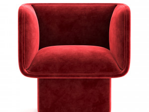 Block Armchair by Studio Mut Model 3D
