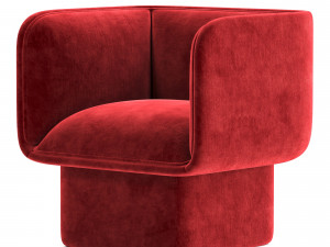 Block Armchair by Studio Mut Model 3D