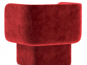 Block Armchair by Studio Mut Model 3D