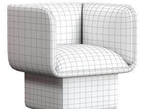 Block Armchair by Studio Mut Model 3D