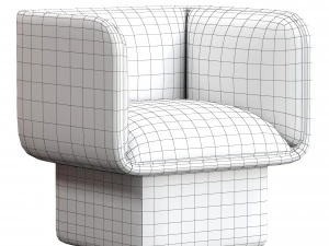 Block Armchair by Studio Mut 3D Model