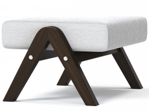 Rocking Chair Wooden High Resilience 3D मॉडल