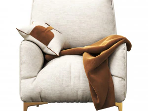 Natuzzi Dolly Armchair 3D Model