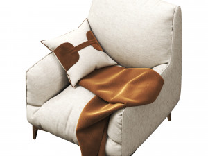Natuzzi Dolly Armchair Modelo 3D