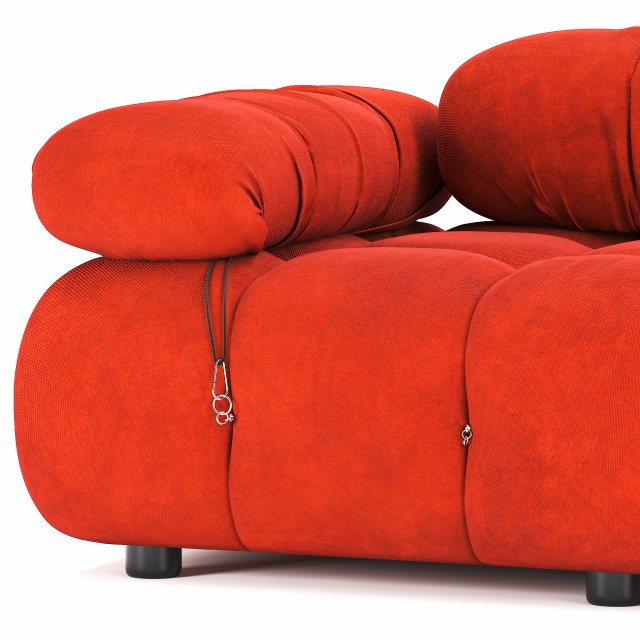 Camaleonda sofa 3D Model .c4d .max .obj .3ds .fbx .stl .blend 