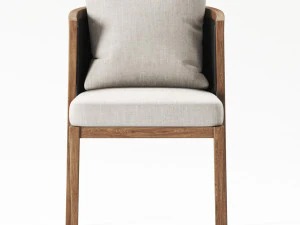 MALTA TEAK ARMCHAIR 3D Model
