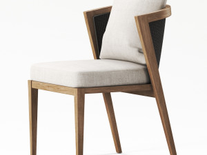 MALTA TEAK ARMCHAIR 3Dモデル
