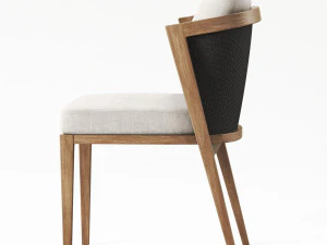 MALTA TEAK ARMCHAIR 3D Model