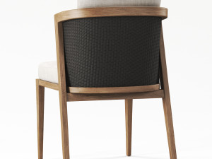 MALTA TEAK ARMCHAIR 3Dモデル