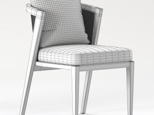 MALTA TEAK ARMCHAIR 3Dモデル