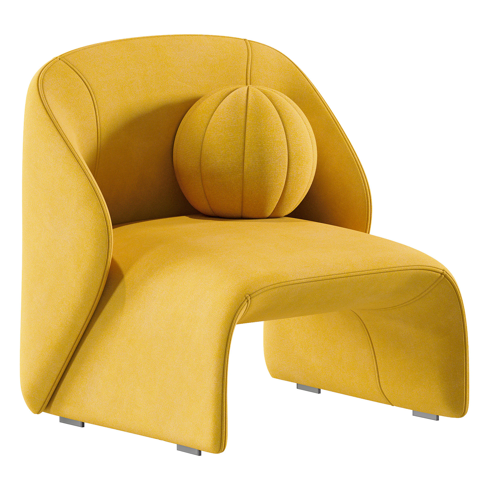 Narinari Armchair By BB Italia 3D Model .c4d .max .obj .3ds .fbx .stl .blend 