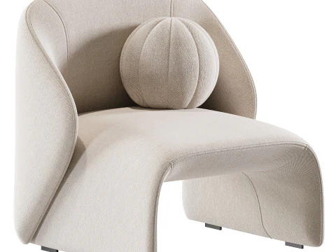Narinari Armchair By BB Italia 3D Model