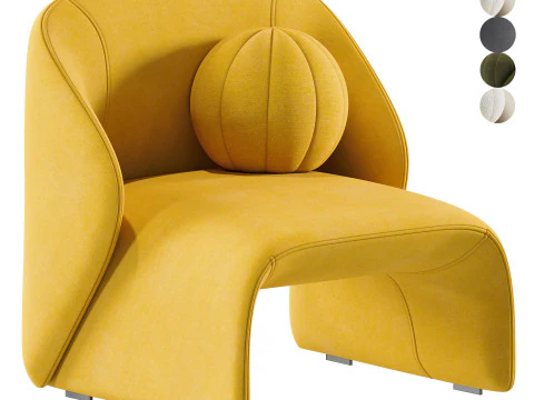 Narinari Armchair By BB Italia 3D Model