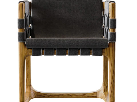 Bungalow Dining Chair 3D Model