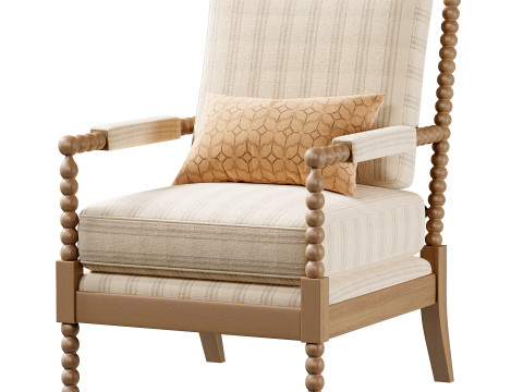 Spindle chair 3D Model