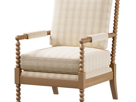 Spindle chair 3D Model
