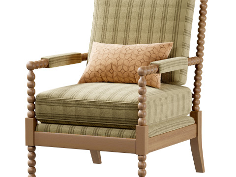 Spindle chair 3D-Modell