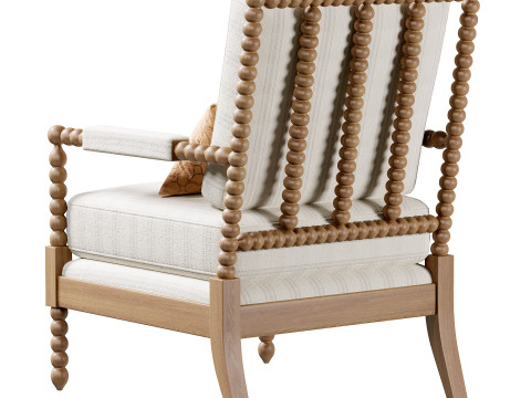 Spindle chair 3D-Modell
