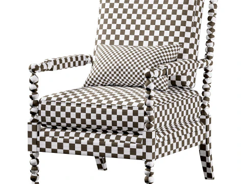 Spindle chair 3D Model