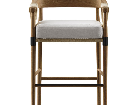 Arteriors Estes Outdoor Bar Stool 3Dモデル