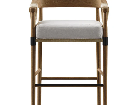 Banco de bar externo Arteriors Estes Modelo 3D