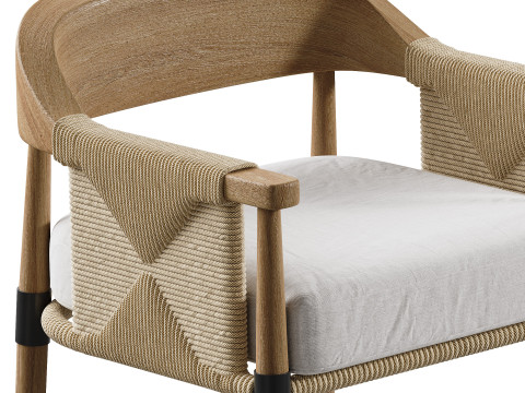 Arteriors Estes Outdoor Bar Stool 3Dモデル