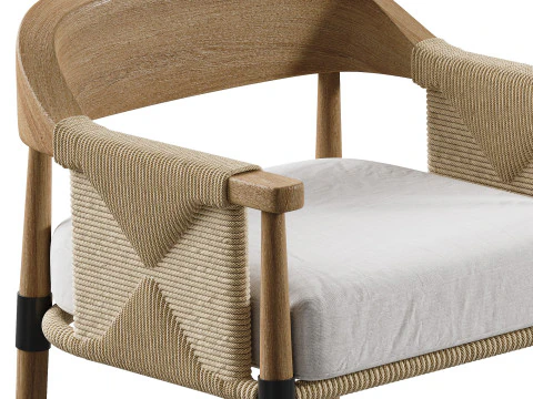 Banco de bar externo Arteriors Estes Modelo 3D