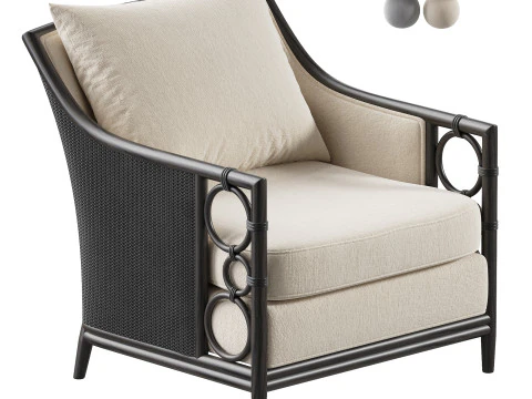 Poltrona McGuire MCA81 Modello 3D