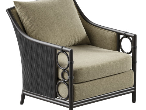 McGuire Lounge Chair MCA81 3D Model