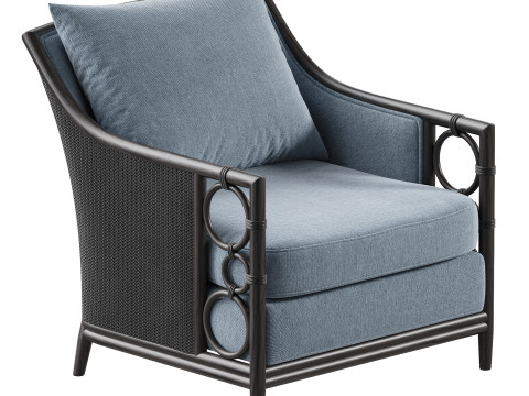 McGuire Lounge Chair MCA81 3D Model