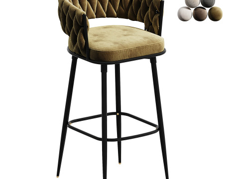 BFZ Counter Height Bar Stool 3D Model