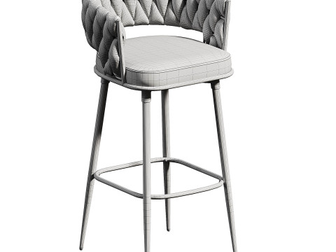 BFZ Counter Height Bar Stool Modelo 3D