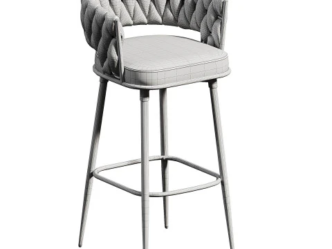BFZ Counter Height Bar Stool 3D Model