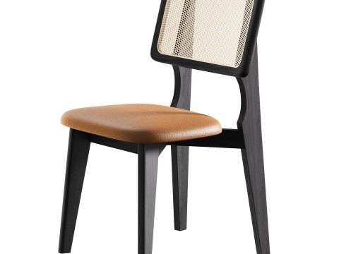 Mid-century Dining Chair 3D Model