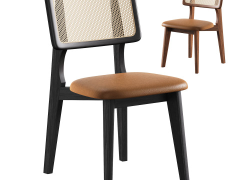 Mid-century Dining Chair Modèle 3D