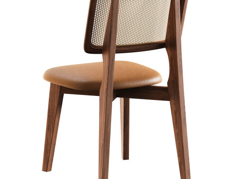Mid-century Dining Chair Modèle 3D