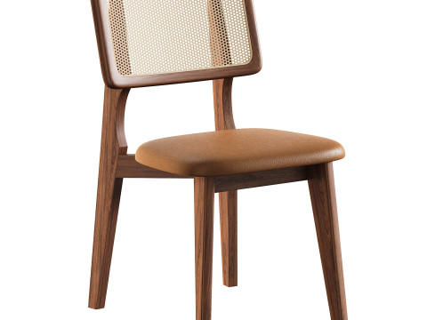 Mid-century Dining Chair Modèle 3D