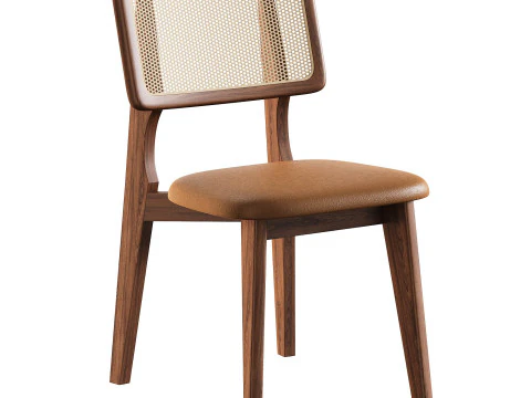 Mid-century Dining Chair 3D Model