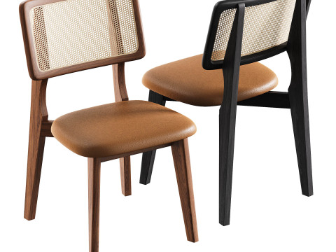Mid-century Dining Chair Modèle 3D